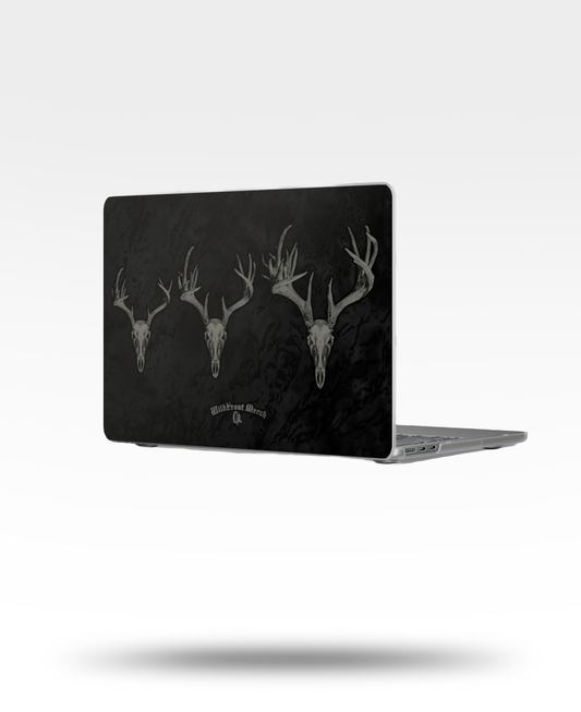 Whitetail Deer Skulls Matte MacBook Case