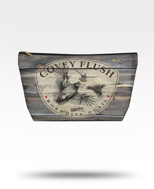 Covey Flush Bobwhite Quail Accessory Pouch w/T-bottom
