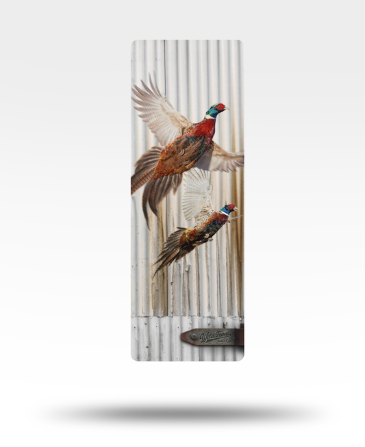 Flushing Pheasants Rubber Yoga Mat