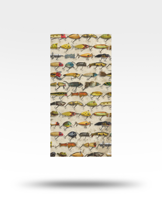 Vintage Lures Bath Towel