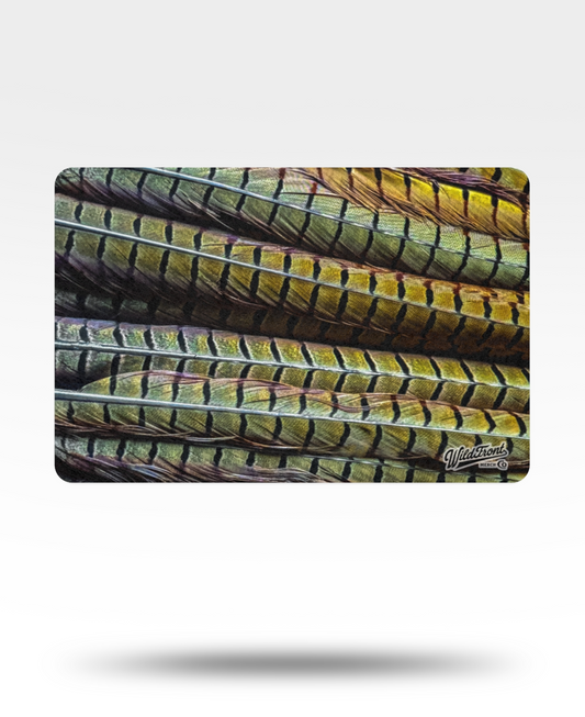 Pheasant Tail Feathers Pet Food Mat