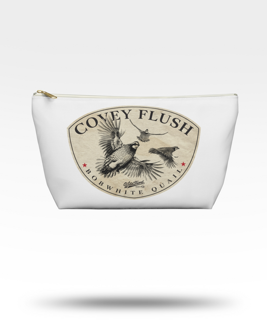 Covey Flush Bobwhite Quail Accessory Pouch w T-bottom