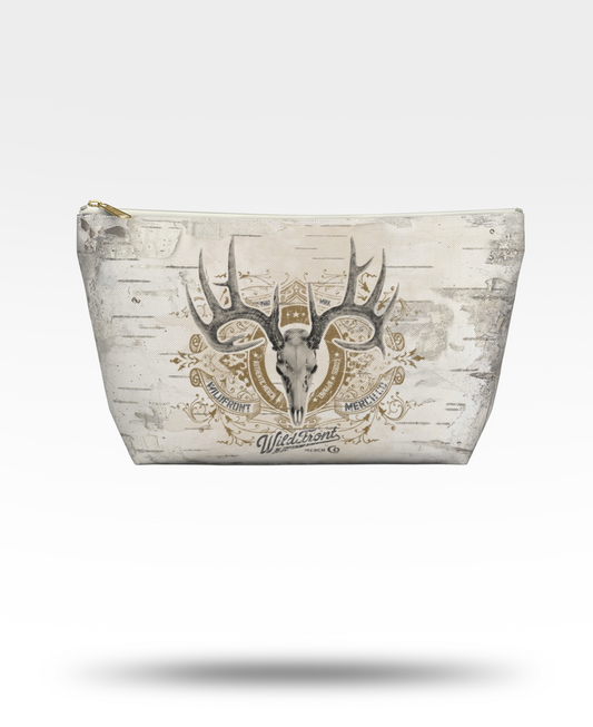 Whitetail Deer Rack Accessory Pouch w T-bottom