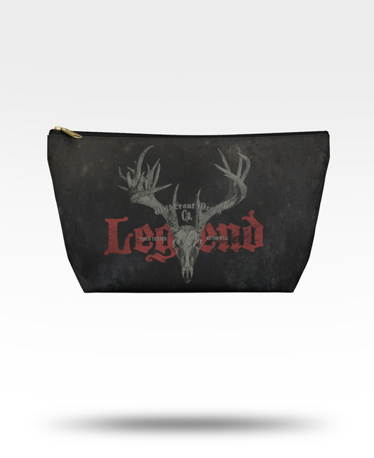 Legend Whitetail Skull Outdoor Accessory Pouch with T‑Bottom