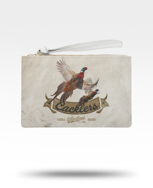 Pheasants Flushing Clutch Bag