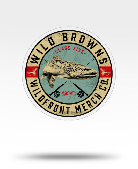 Wild Browns Transparent Outdoor Die-Cut Sticker