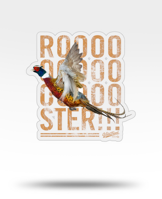 Roooooster Transparent Outdoor Die-Cut Sticker