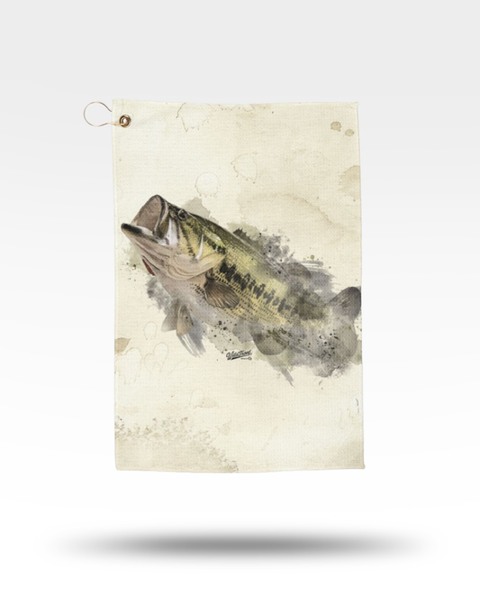 Largemouth Bass Golf Towel