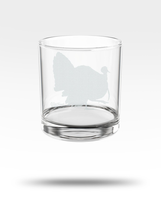 Wild Turkey Engraved Whiskey Glass