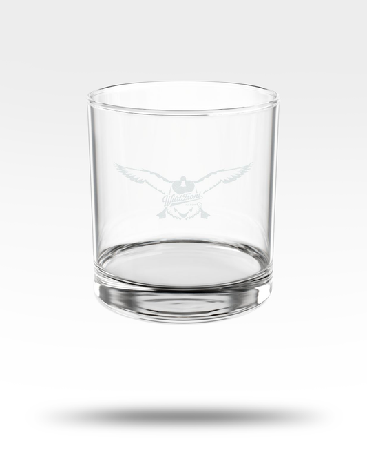 Flying Mallard Engraved Whiskey Glass