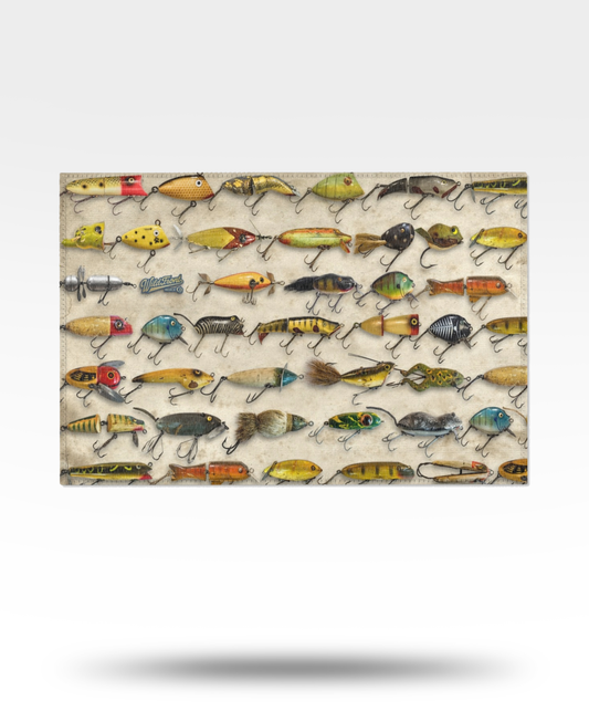Vintage Lures Area Rug