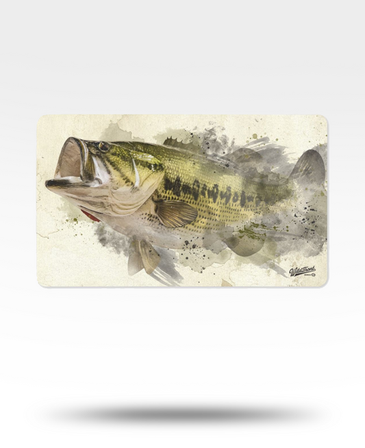 Largemouth Bass Polyester Doormat