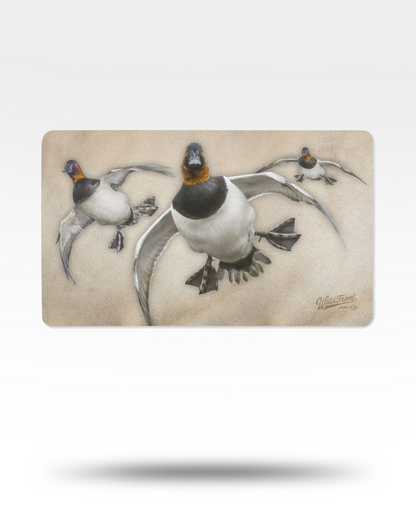 Canvasbacks In Flight Polyester Doormat