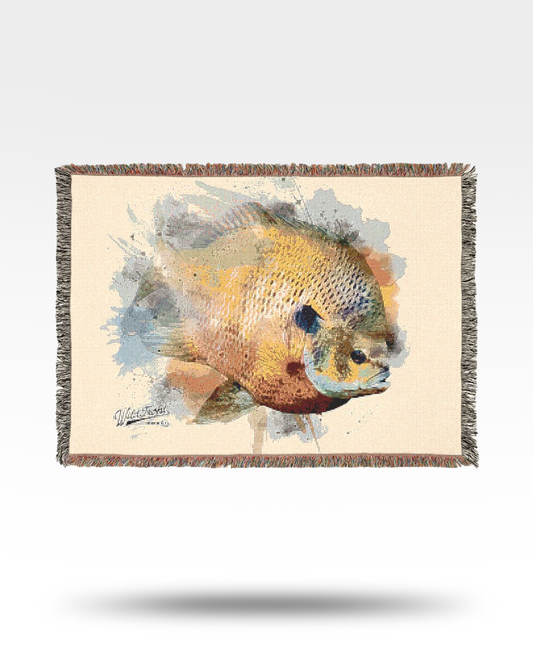 Bluegill Woven Blanket