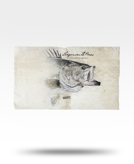 Largemouth Bass Microfiber Pillowcase