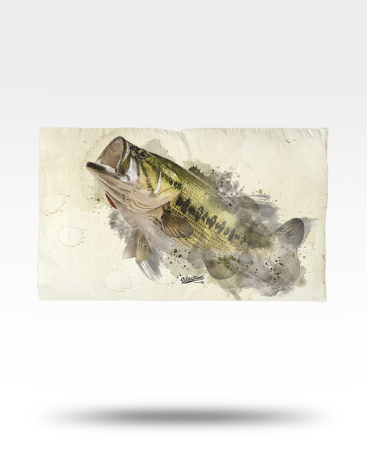 Largemouth Bass Microfiber Pillowcase