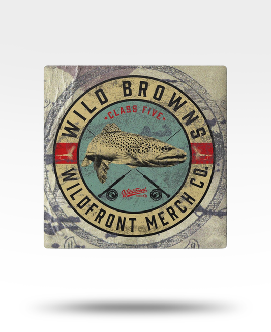 Wild Browns Ceramic Coaster