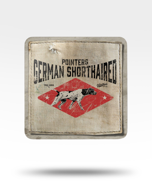 German Shorthaired Pointer Corkwood Coaster Set
