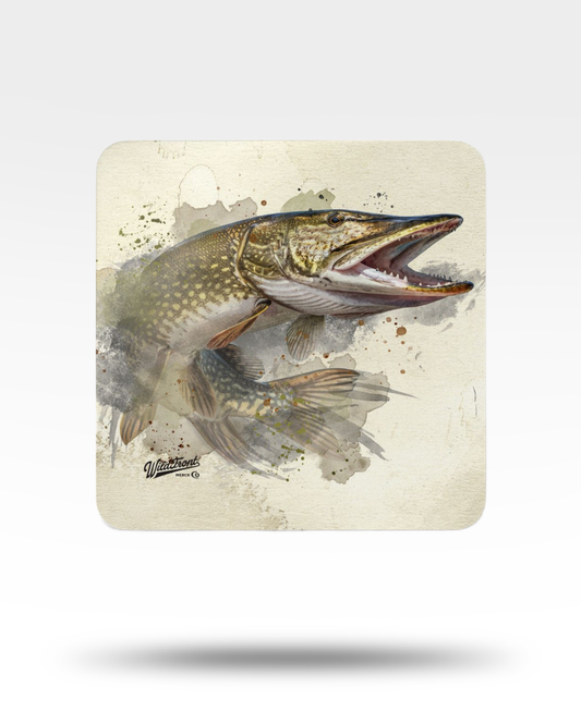 Northern Pike Corkwood Coaster Set