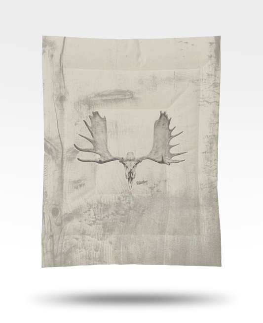 Moose Skull Cotton Comforter