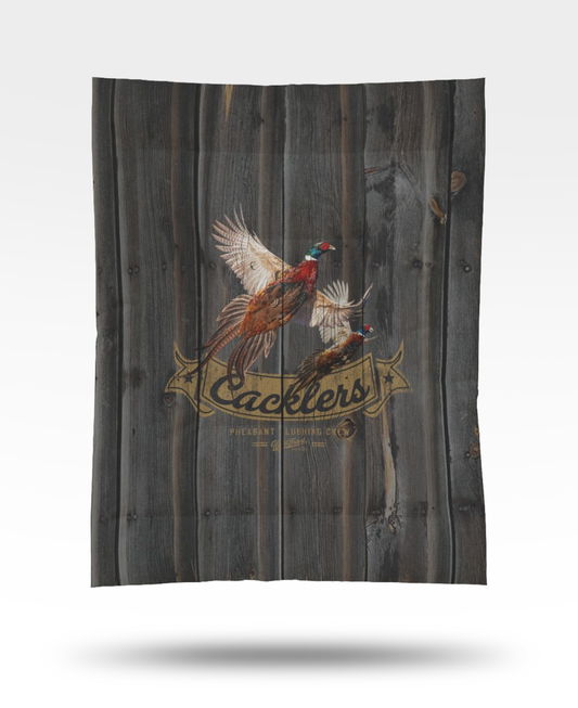 Cacklers Flushing Pheasants Cotton Comforter