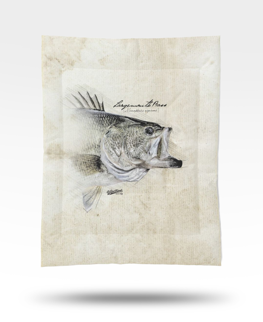 Largemouth Bass Cotton Comforter