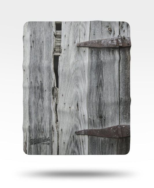 Barn Door Sherpa Fleeced Blanket