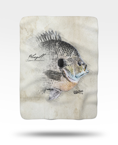 Bluegill Sherpa Fleece Blanket