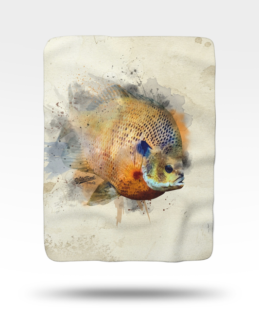 Bluegill Sherpa Fleece Blanket