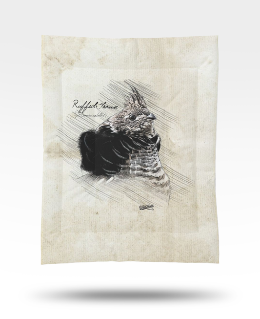 Ruffed Grouse Cotton Comforter
