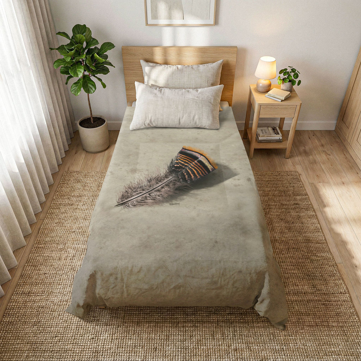 Turkey Feather Cotton Comforter