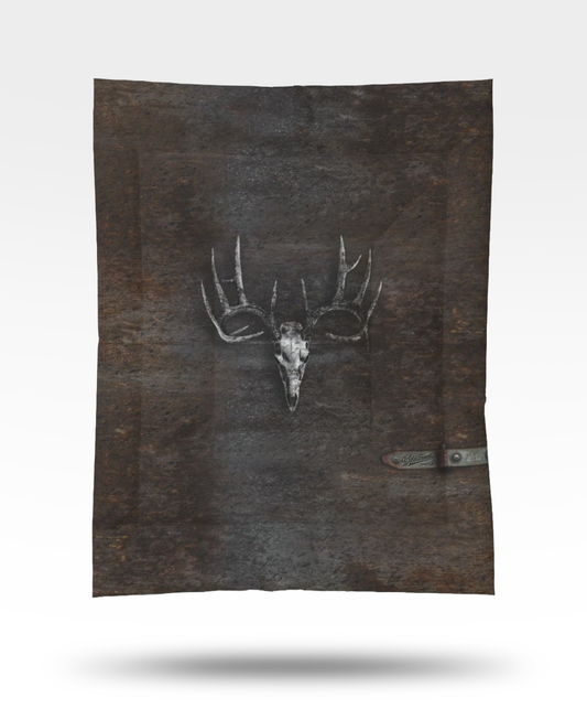 Whitetail Deer Skull Cotton Comforter