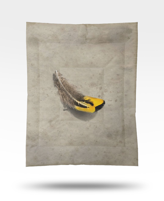 Pheasant Feather Cotton Comforter