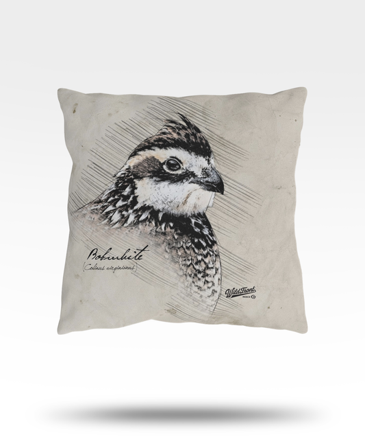 Bobwhite Quail Outdoor Pillow