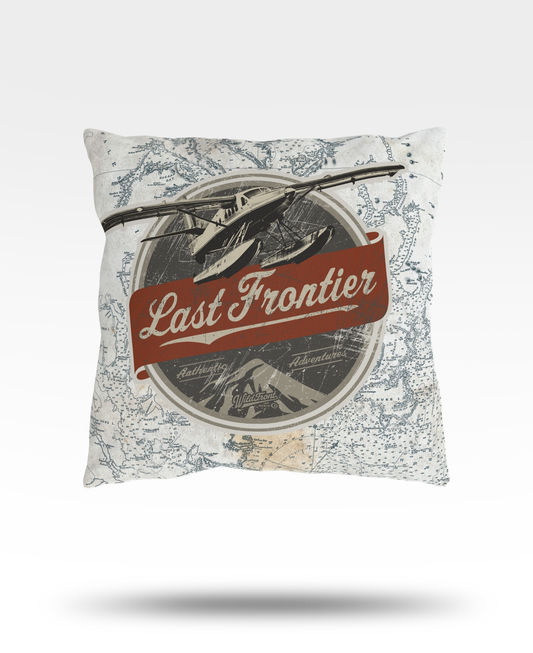 Last Frontier Float Plane Outdoor Pillows