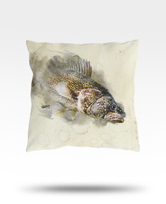 Walleye Outdoor Pillow