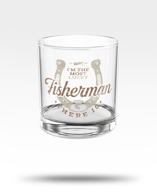 Lucky Fisherman Whisky Glass