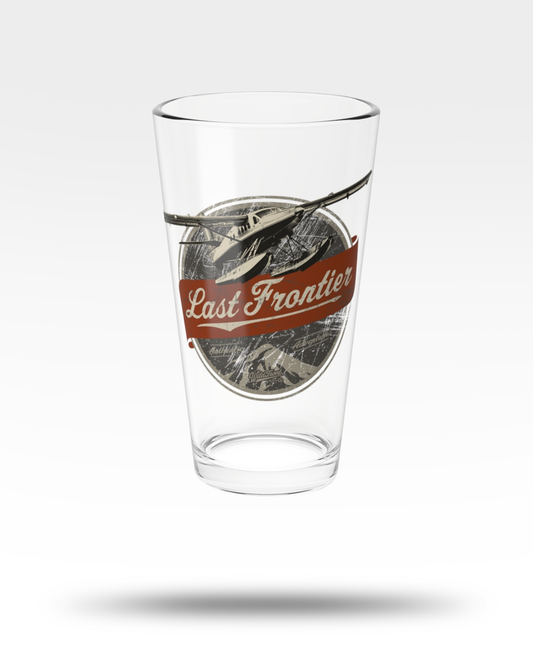 Last Frontier Float Plane Pint Glass