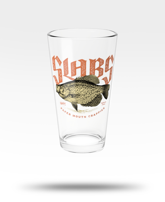 Slabs Crappie Pint Glass