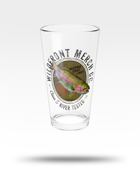 Rainbow Trout Pint Glass