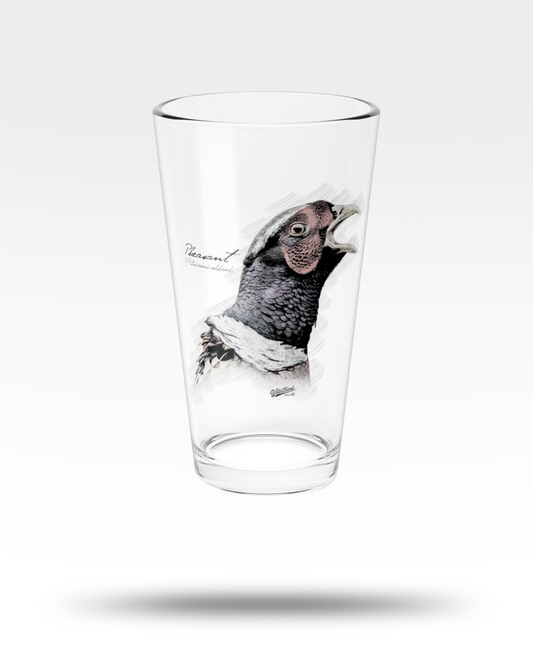 Pheasant Pint Glass