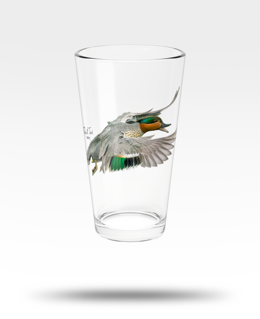 Green-Winged Teal Pint Glass