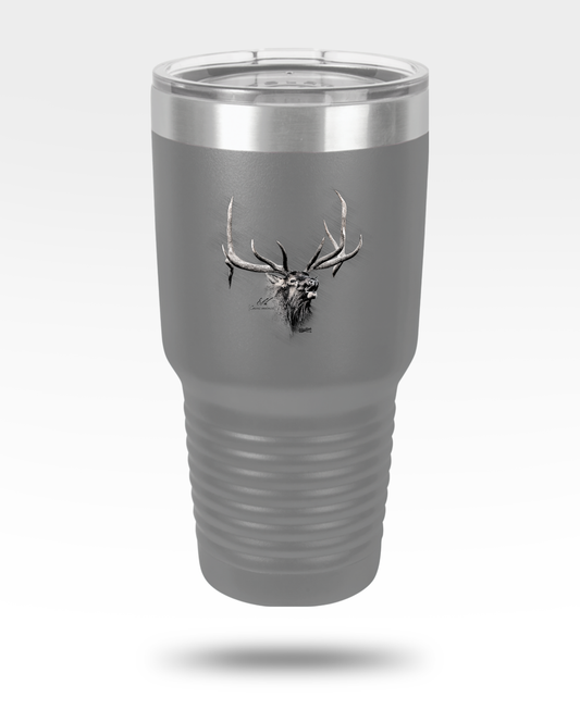 Elk Drawing 30oz Insulated Tumbler