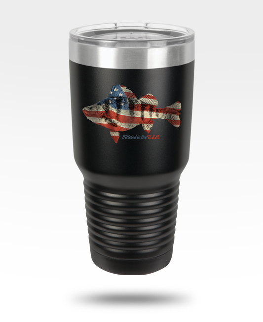 Perch USA Flag 30oz Insulated Tumbler