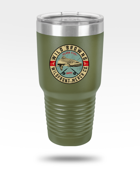 Wild Browns 30oz Insulated Tumbler