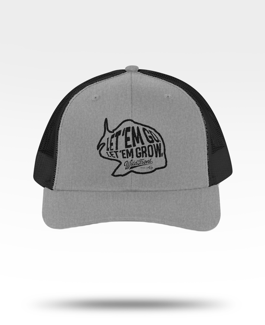 Let Em Go Let Em Grow Trucker Cap (Stitched)