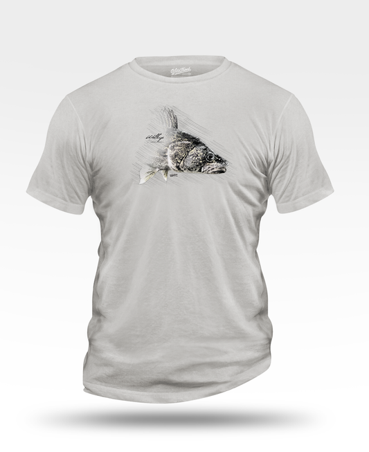 Walleye Drawing T-Shirt