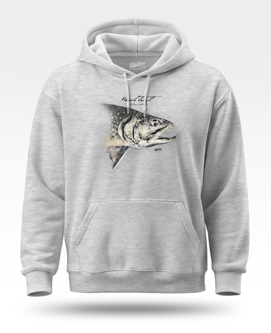 Brook Trout Drawing Hoodie