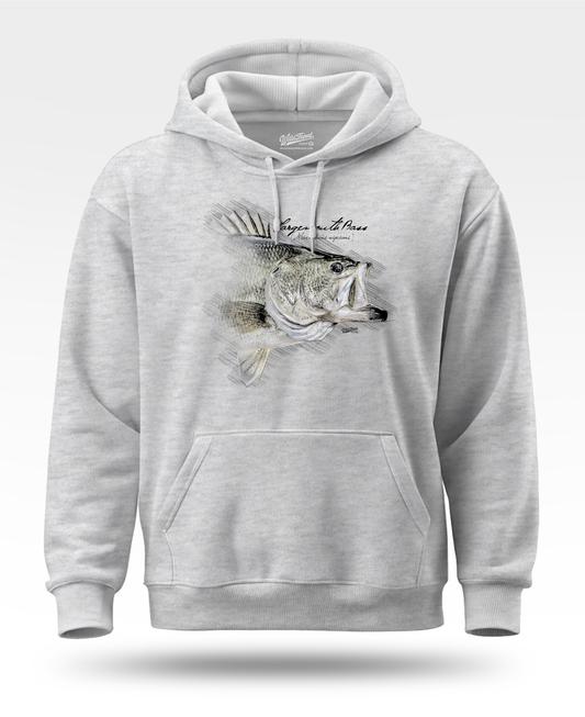 Largemouth Bass Drawing Hoodie