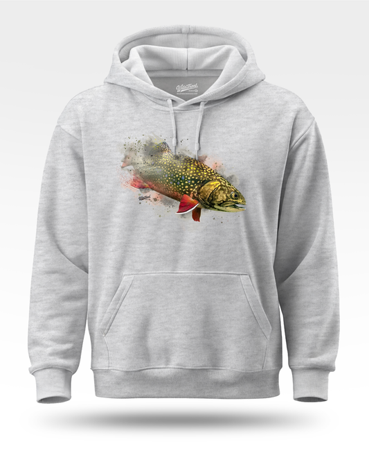 Brook Trout Watercolor Hoodie